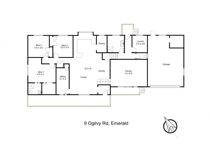 9 Ogilvy Road, Emerald VIC 3782 Floorplan