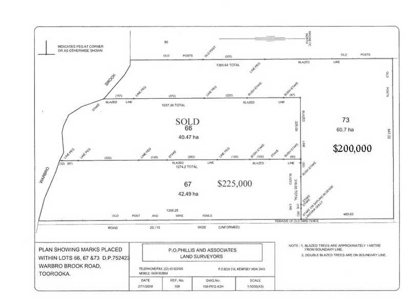 Lot 73 Warbro Brook Road TOOROOKA VIA, Kempsey NSW 2440