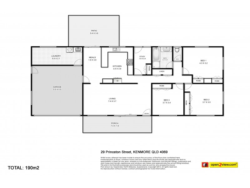 29 Princeton, Kenmore QLD 4069 Floorplan