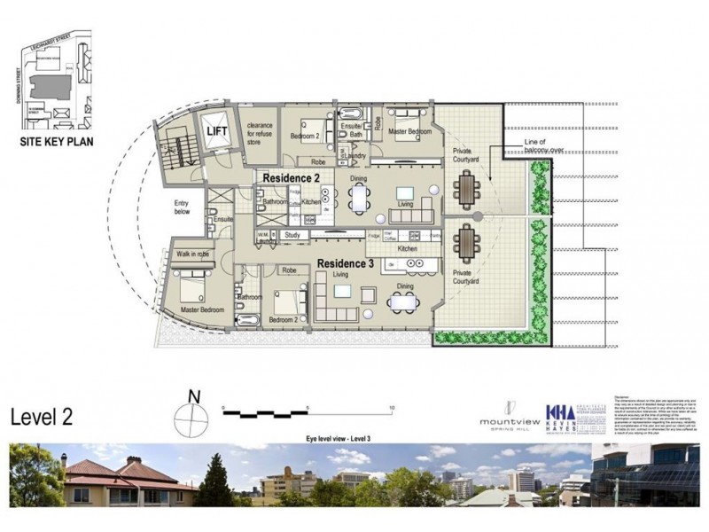 Unit 2 Mountview Residences at 10 Downing Street, Spring Hill QLD 4000