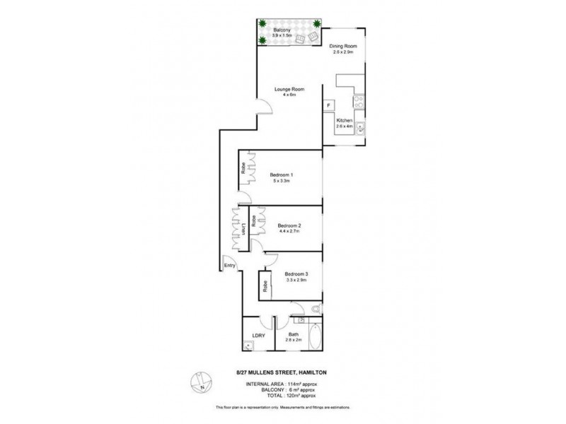 8/27 Mullens Street, Hamilton QLD 4007