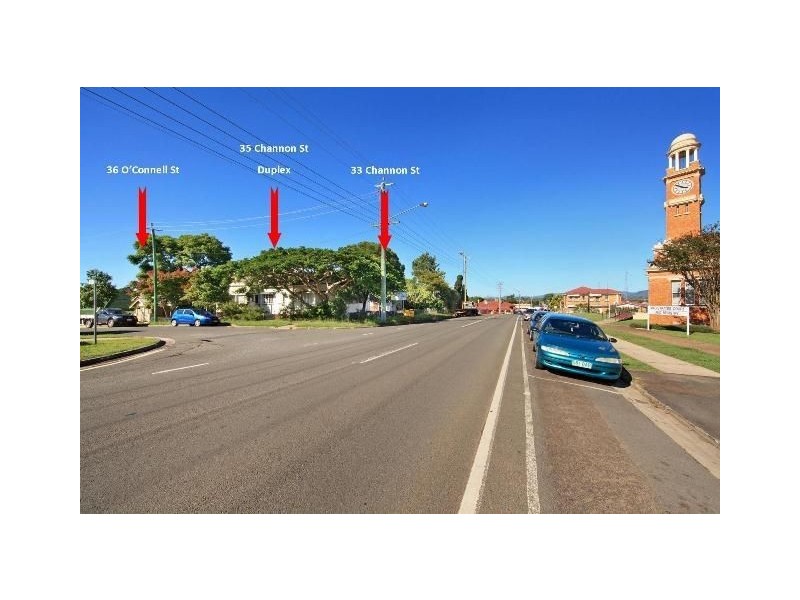 33 & 35 Channon St and 36 O’Connell St, Gympie QLD 4570