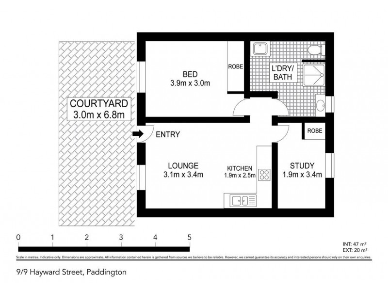 9/9 Hayward Street, Paddington QLD 4064