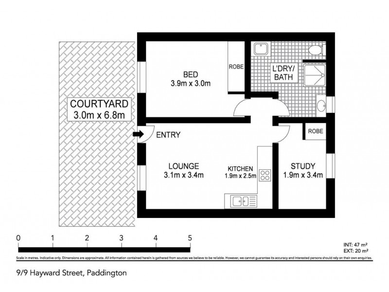 9/9 Hayward Street, Paddington QLD 4064
