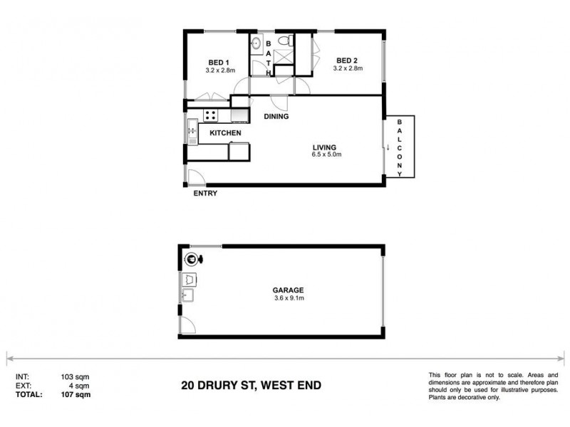 1/20 Drury Street, West End QLD 4101