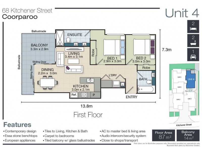 4/68 Kitchener Street, Coorparoo QLD 4151