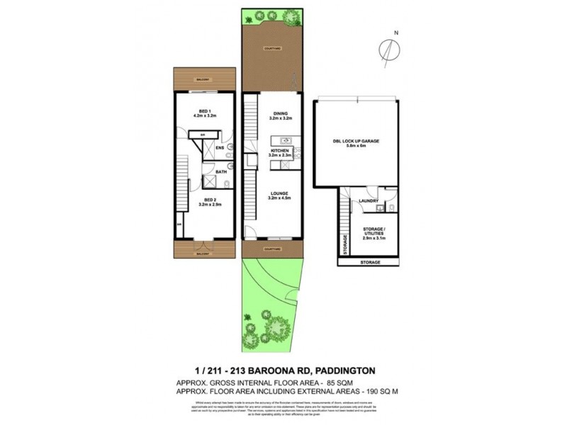 1/211 Baroona Road, Paddington QLD 4064