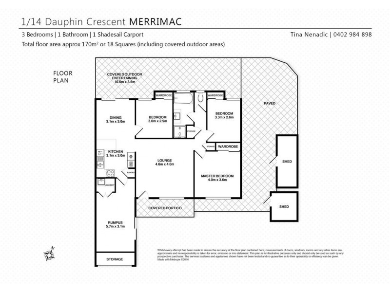 1/14 Dauphin Cres, Merrimac QLD 4226