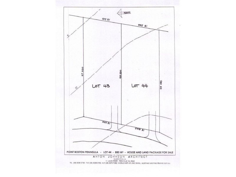 Lot 44 East Parade, Point Boston Peninsula, Port Lincoln SA 5606