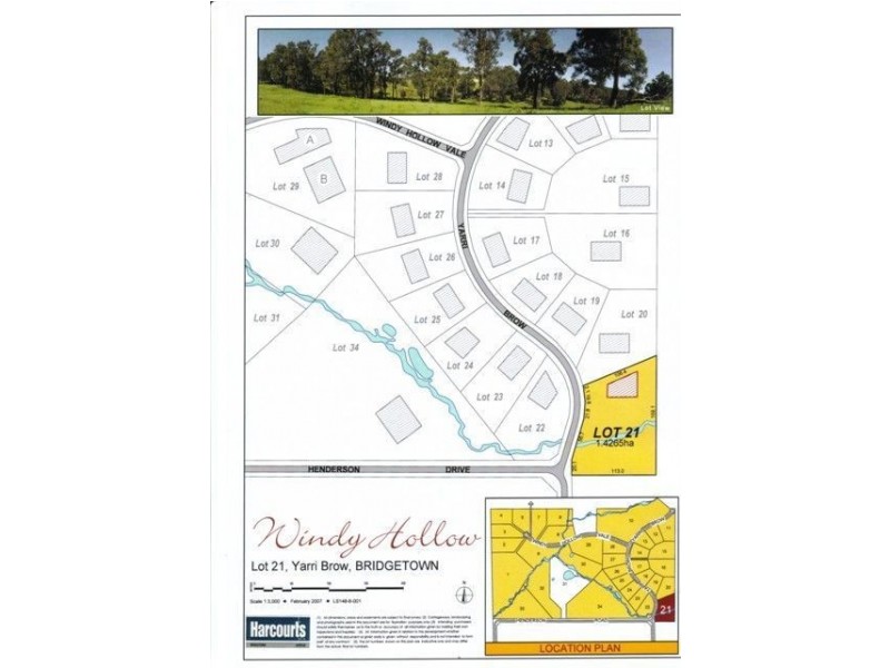 Lot 21 Yarri Brow, Kangaroo Gully, Bridgetown WA 6255