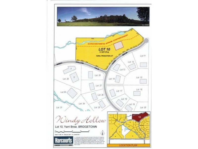 Lot 10 Yarri Brow, Kangaroo Gully, Bridgetown WA 6255