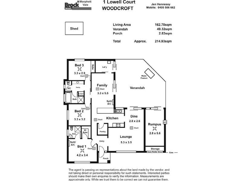 1 Lowell Court, Woodcroft SA 5162
