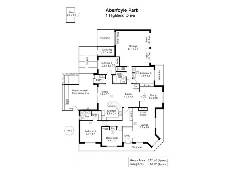 1 Highfield Drive, Aberfoyle Park SA 5159