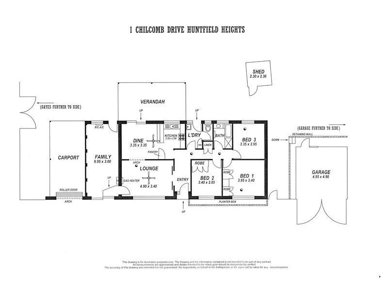 1 Chilcomb Drive, Huntfield Heights SA 5163