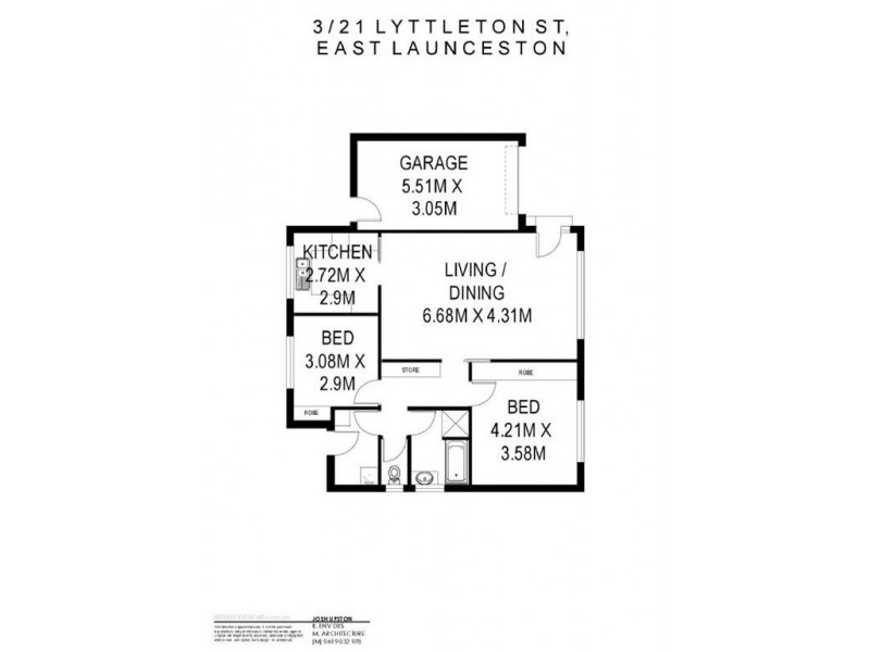 3/21 Lyttleton Street, East Launceston TAS 7250