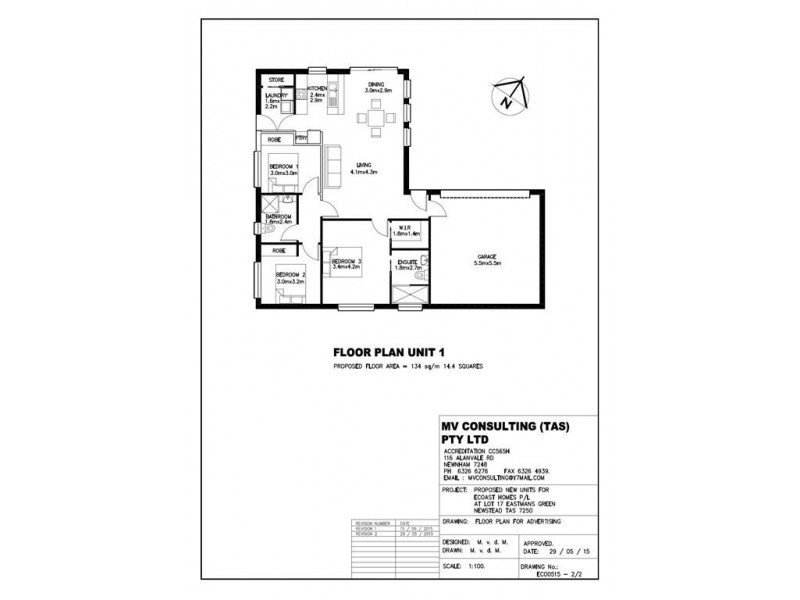 1 & 2/1 Aram Place, Eastmans Green, Newstead TAS 7250