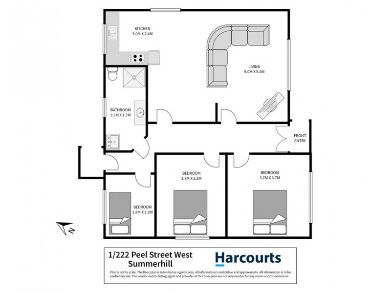 1/222 Peel Street, Summerhill TAS 7250