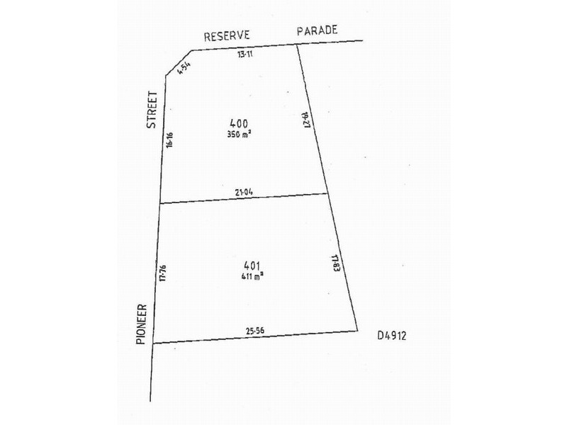 Lot 401 Pioneer Street (Corner Pioneer St. & Reserve Pde., Findon SA 5023