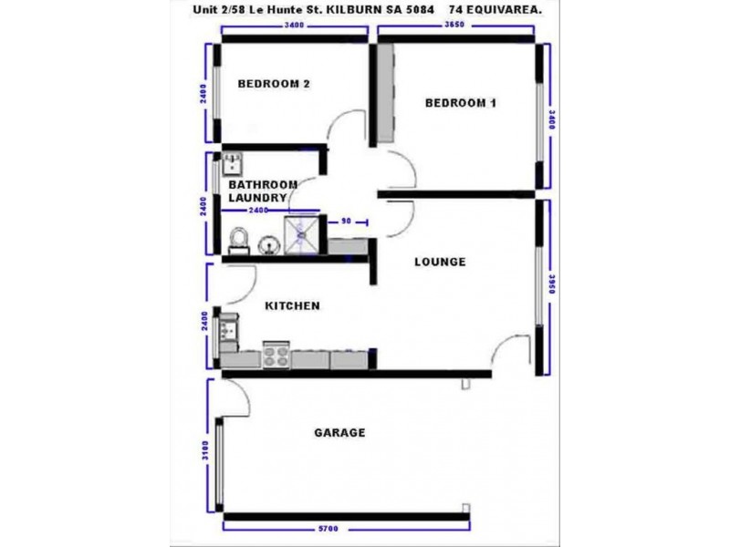 2/58 Le Hunte Street, Kilburn SA 5084