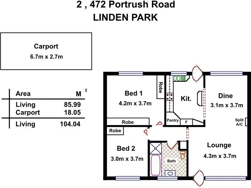 2/472 Portrush Road, Linden Park SA 5065