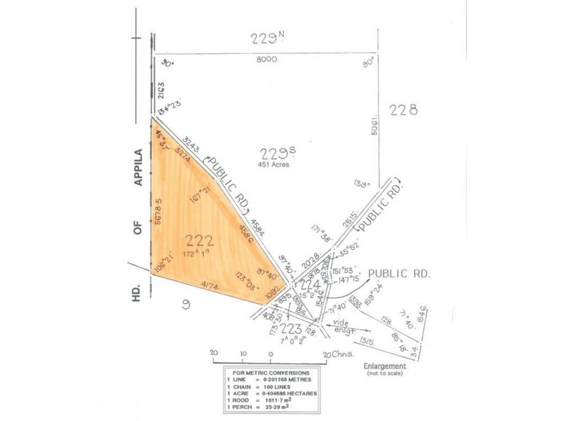 Sec 222 Tarcowie Rd, Appila SA 5480