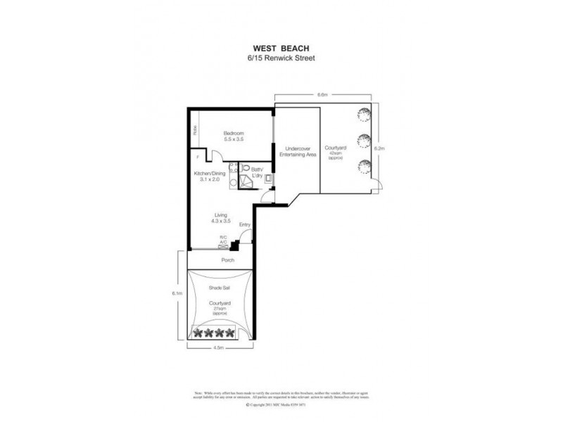 6/15 Renwick Street, West Beach SA 5024