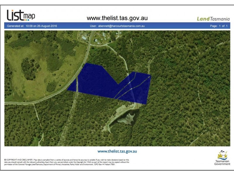 . Gladstone Road, Pioneer TAS 7264