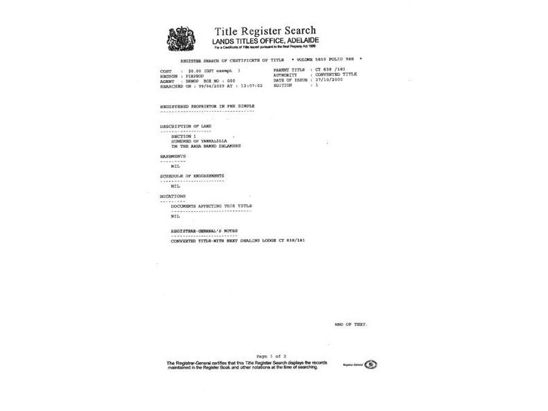 Sect 1 No Where Else Road, Delamere SA 5204