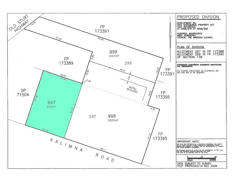 Lot 997 Kalimna Road, Nuriootpa SA 5355