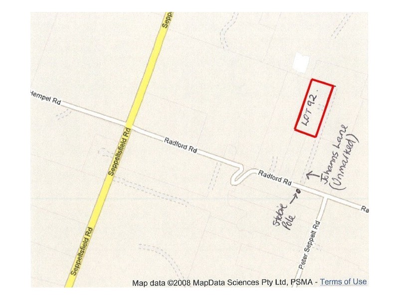 Lot 92 Johanns Lane, Seppeltsfield SA 5355