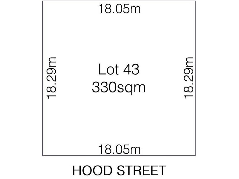 Lot 43 Hood Street, Hillcrest SA 5086