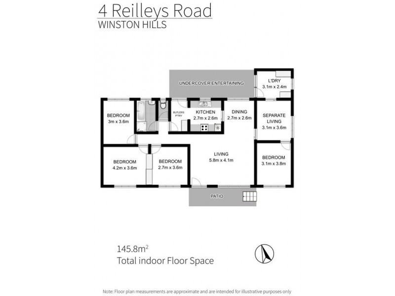 4 Reilleys Road, Winston Hills NSW 2153