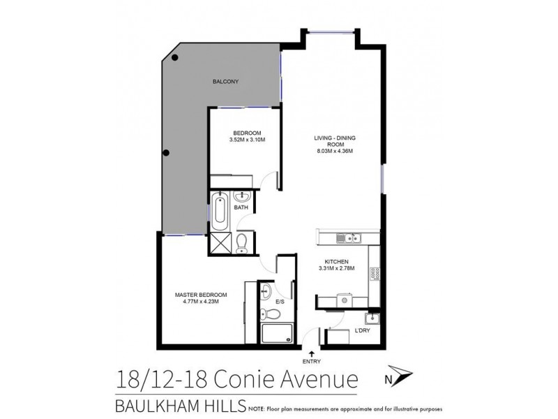 18/12-18 Conie Avenue, Baulkham Hills NSW 2153