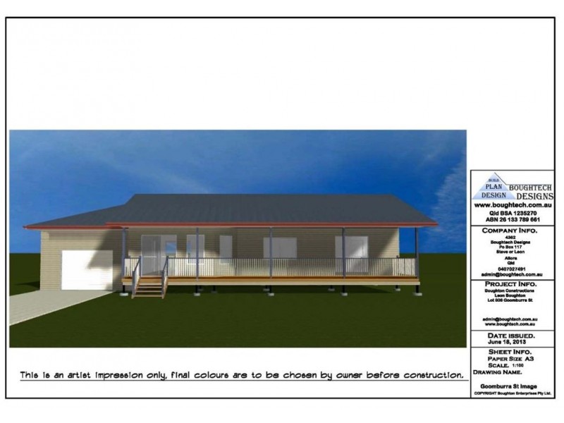 Lot 806 Goomburra St, Hendon QLD 4362