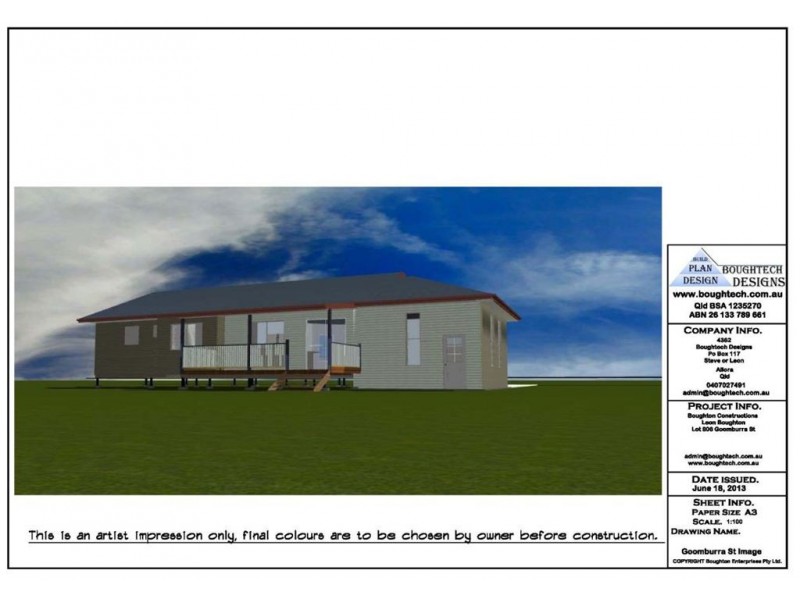 Lot 806 Goomburra St, Hendon QLD 4362