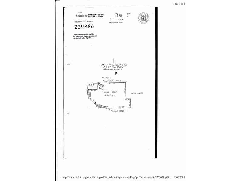 0 South Road, Pearshape TAS 7256