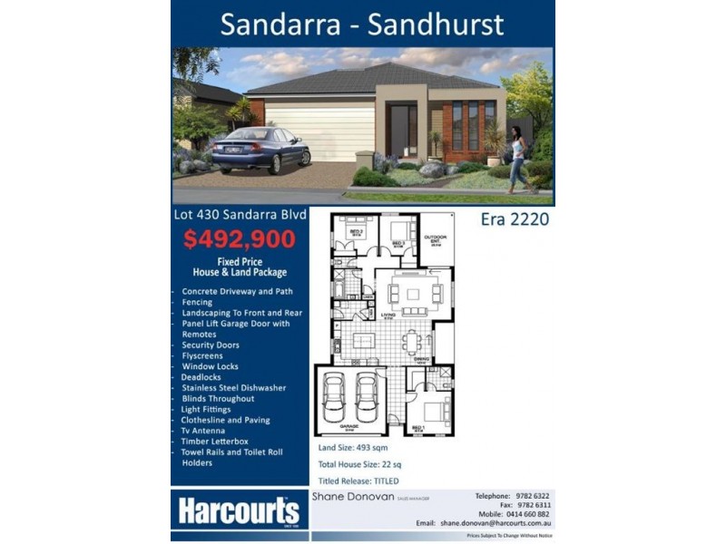 Lot 430 Sandarra Boulevard, Sandhurst VIC 3977