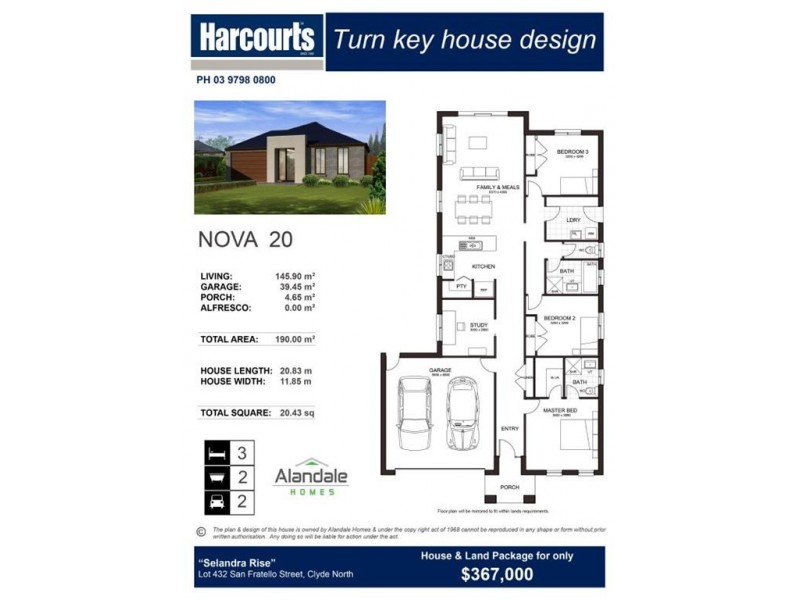 Lot 432 San Fratello Street, Clyde North VIC 3978
