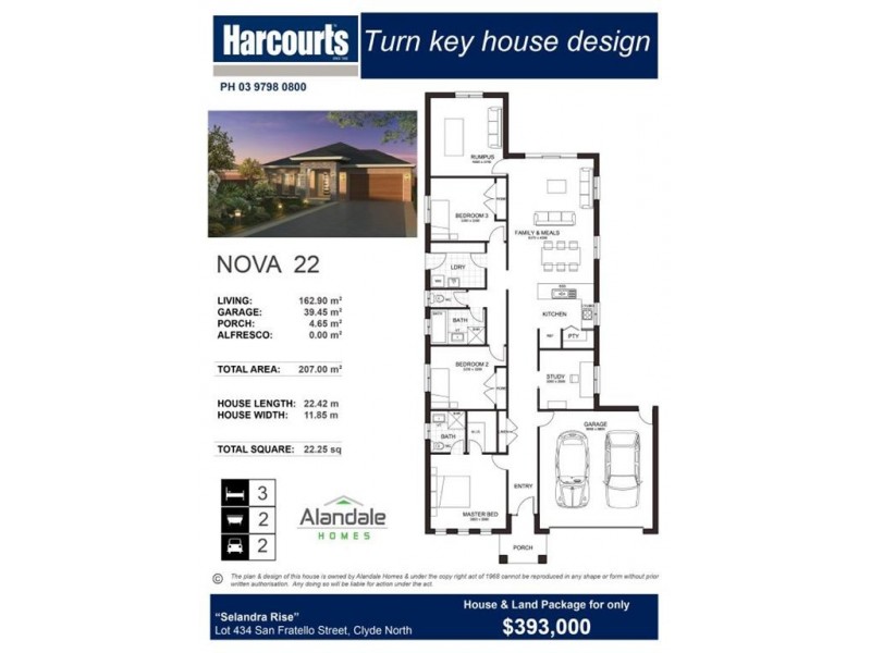 Lot 434 San Fratello Street, Clyde North VIC 3978