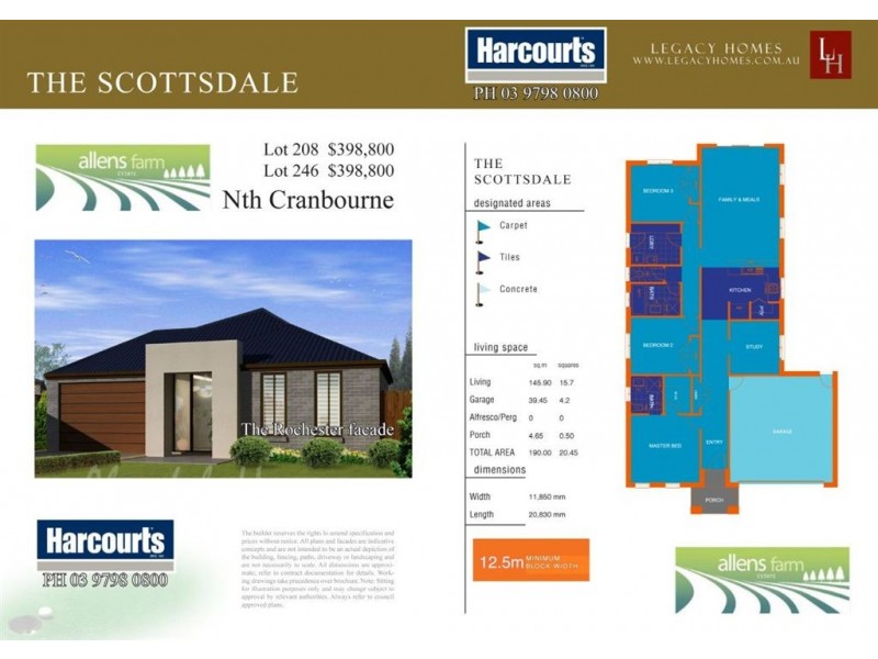 Lot 208 Allens Farm, Cranbourne North VIC 3977