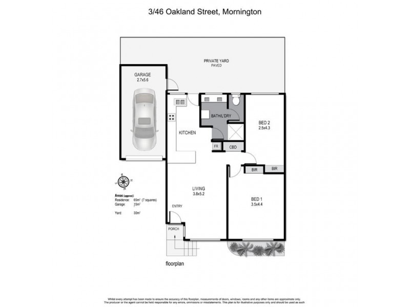 3/46 Oakland Street, Mornington VIC 3931