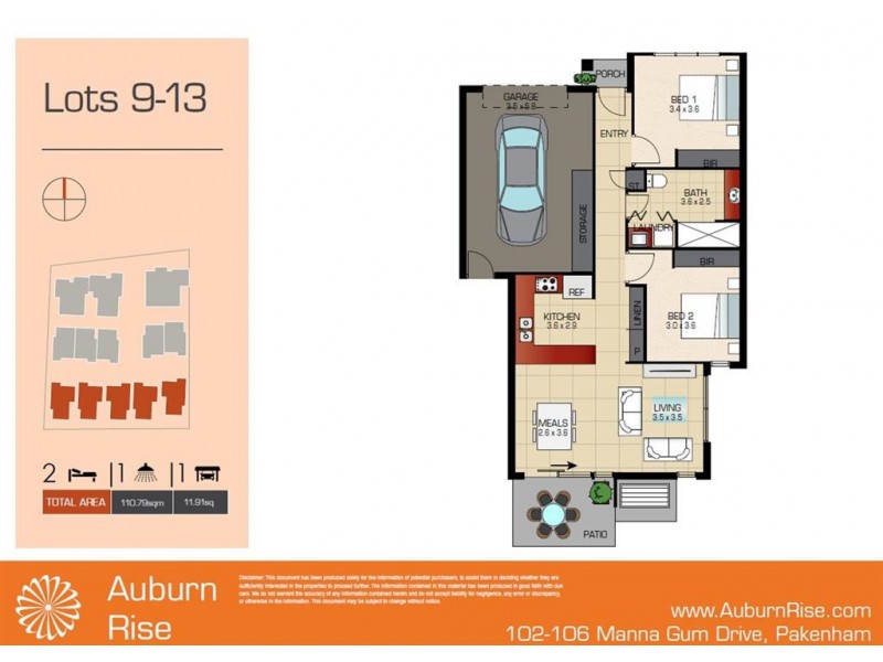2/102-106 Manna Gum Drive, Pakenham VIC 3810