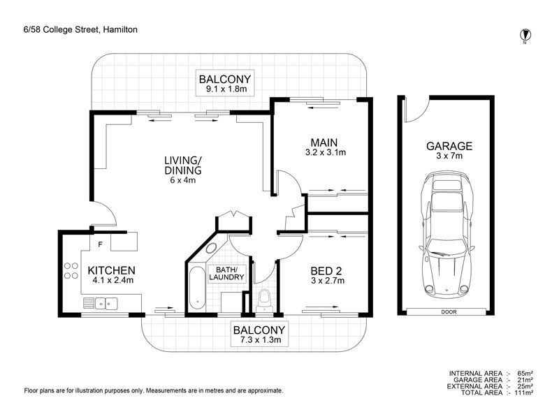 6/58 College Street, Hamilton QLD 4007