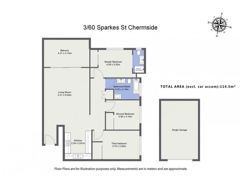 3/60 Sparkes Street, Chermside QLD 4032