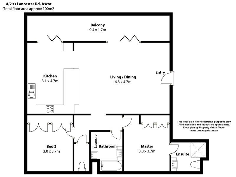 4/293 Lancaster Road, Ascot QLD 4007