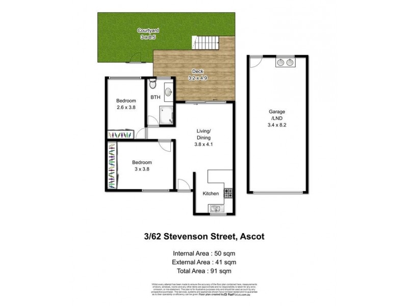 3/62 Stevenson Street, Ascot QLD 4007