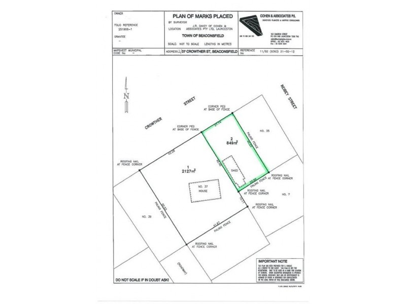 Lot 2/37 Crowther Street, Beaconsfield TAS 7270