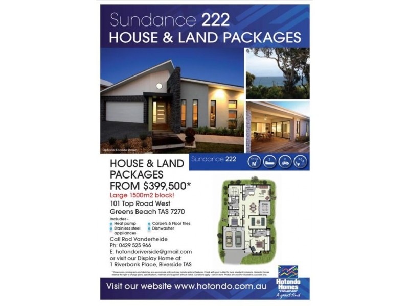 101 Top Road West, Greens Beach TAS 7270