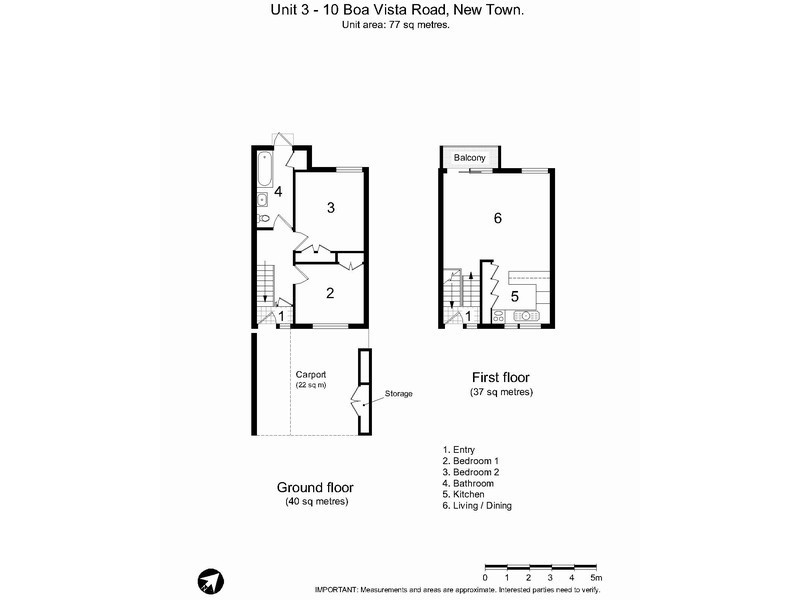 3/10B Boa Vista Road, New Town TAS 7008