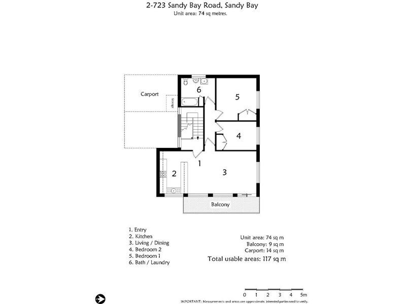2/723 Sandy Bay Road, Sandy Bay TAS 7005